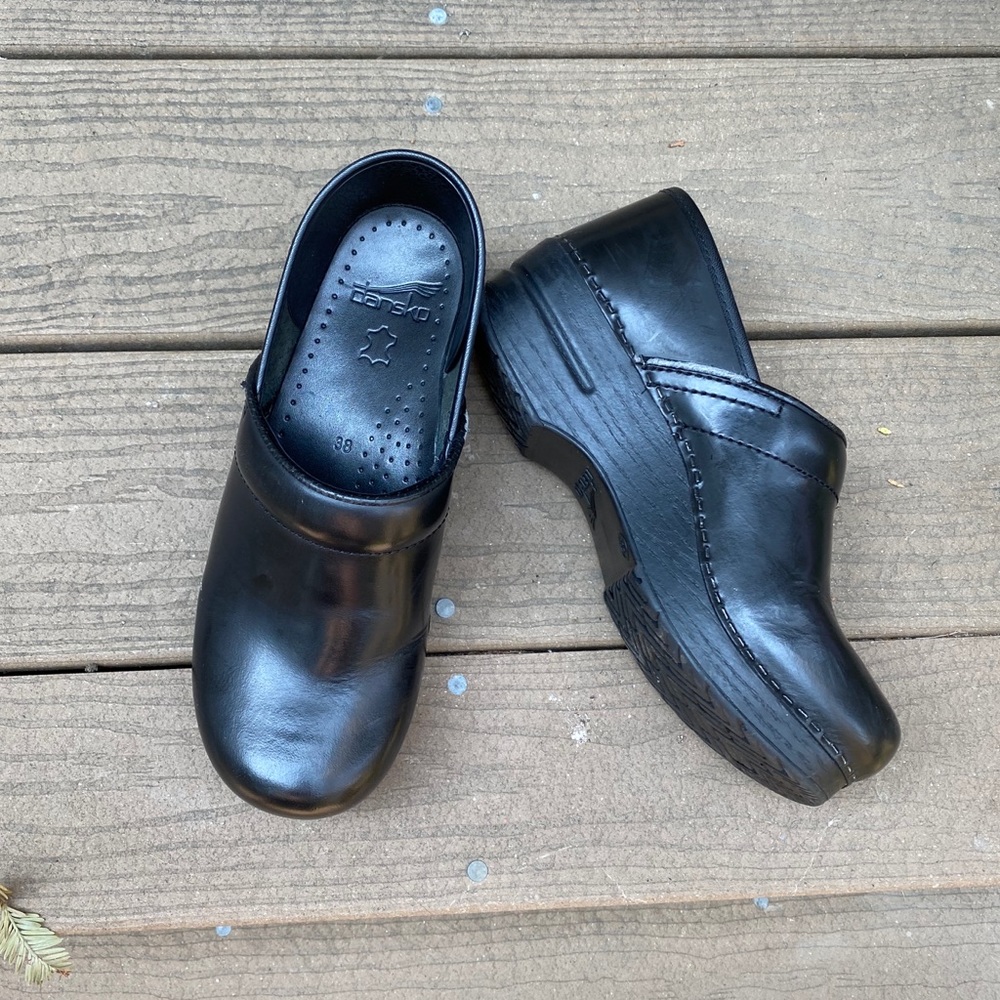 Dansko black clogs